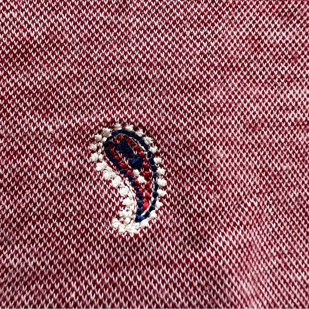 Ted Baker Yaypolo Embroidered Paisley Polo Shirt Preppy Classic 80s 90s Size 3 - Picture 11 of 11